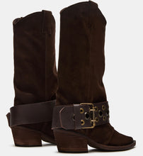 Load image into Gallery viewer, ASHWOOD BROWN SUEDE BOOTS