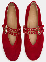 Load image into Gallery viewer, LYDIA RED SUEDE