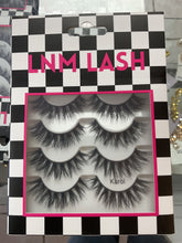 Load image into Gallery viewer, LNM 4 pack lashes
