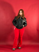 Load image into Gallery viewer, Goth leather coat
