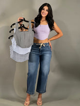 Load image into Gallery viewer, Gingham corset
