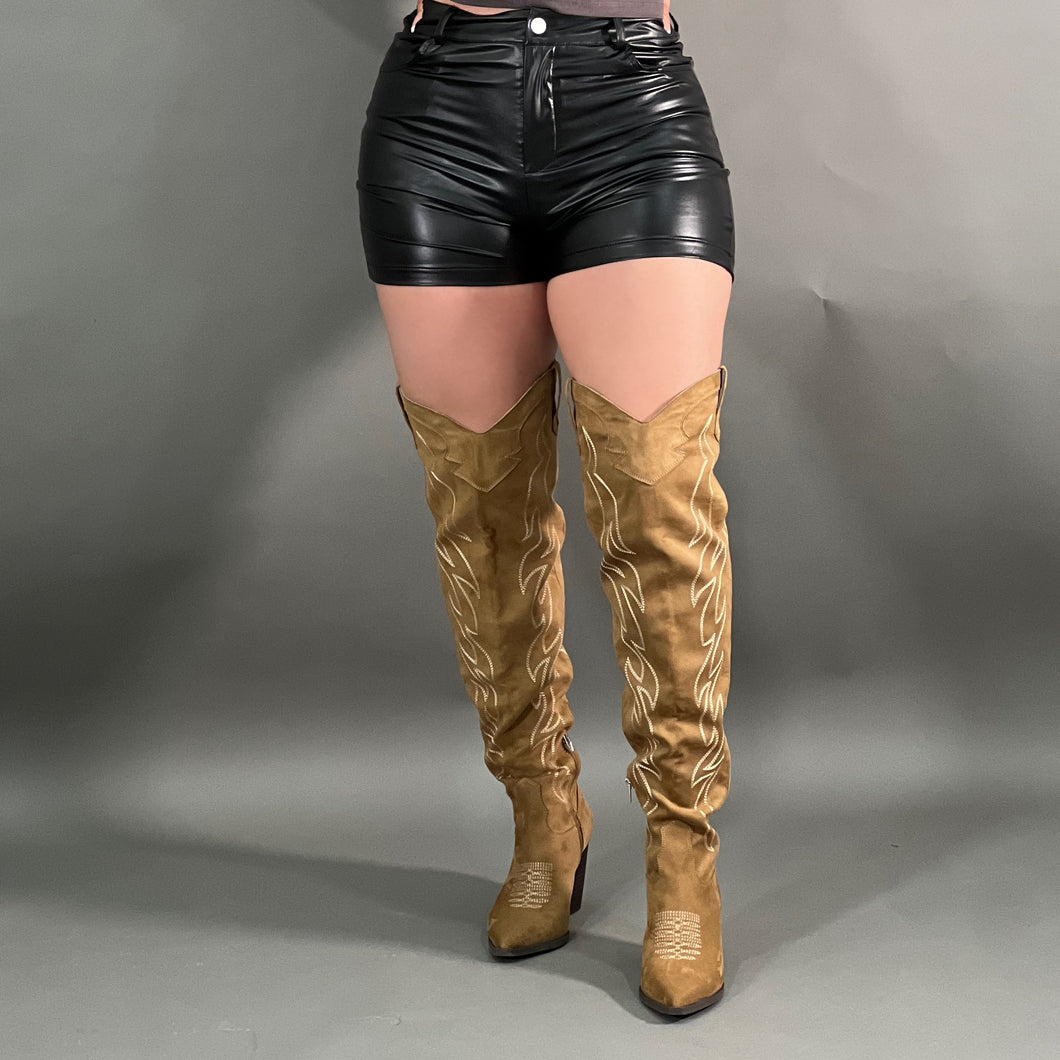 NIGHT OWL LEATHER SHORTS